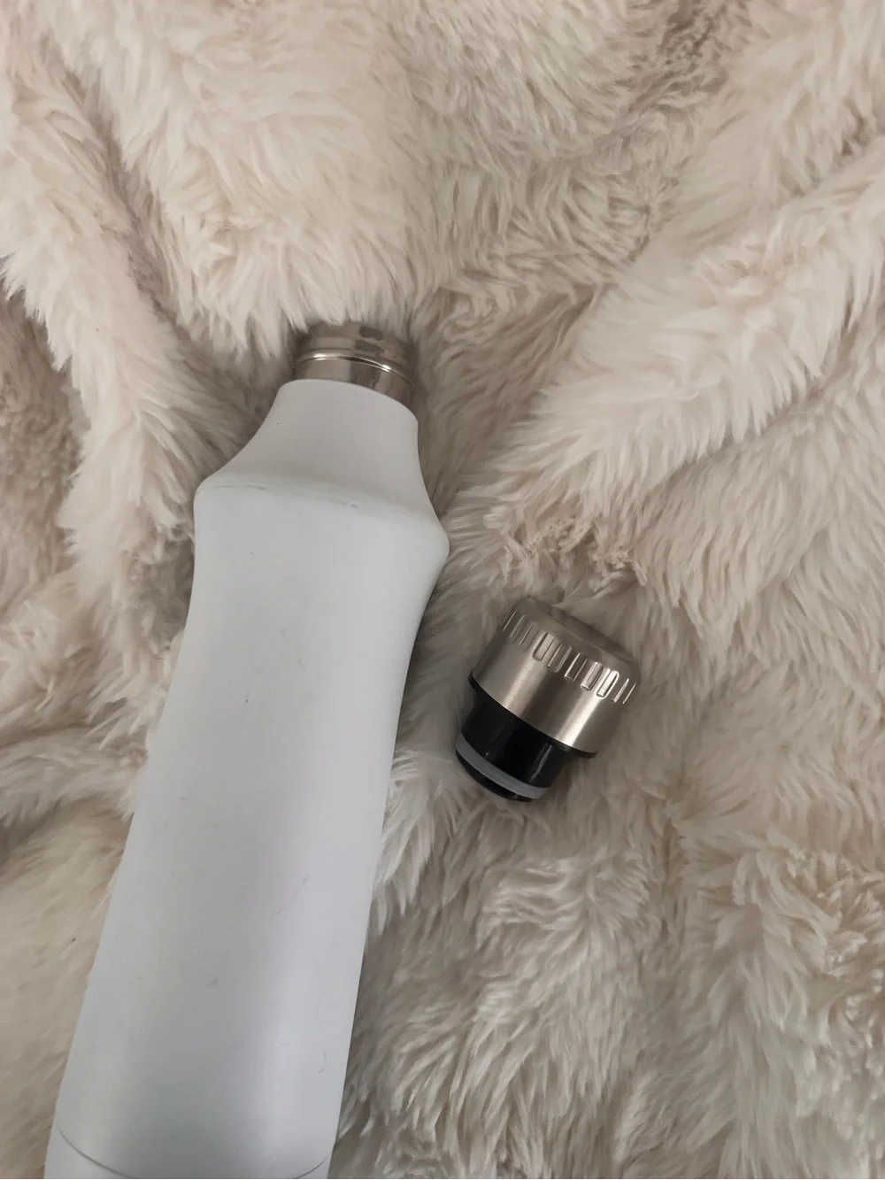 SCHEELS White Insulated Water Bottle with Stainless Cap